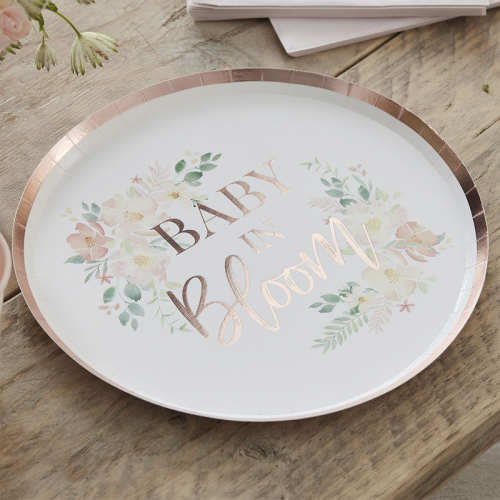 Tallrik Baby in bloom i gruppen Hgtider / Baby shower / Baby In Bloom hos PARTAJSHOP AB (BL-112)