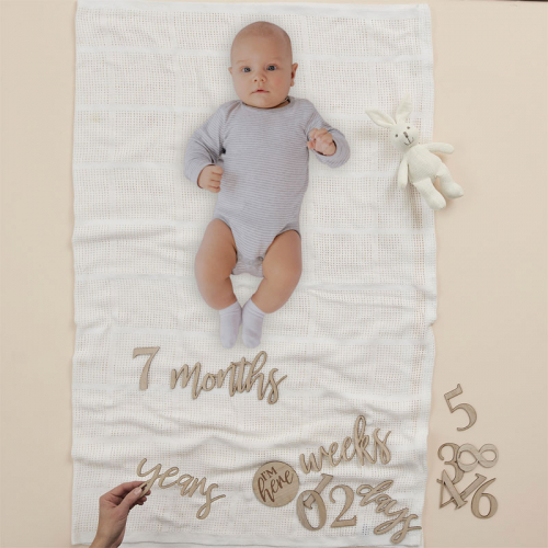 Milestone blanket Baby i gruppen Hgtider / Baby shower / Baby In Bloom hos PARTAJSHOP AB (BL-119)