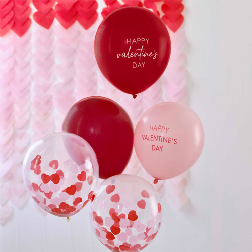 Ballonger Valentine Mix i gruppen Hgtider / Alla hjrtans dag  / Ballonger Alla Hjrtans Dag hos PARTAJSHOP AB (BM-100)