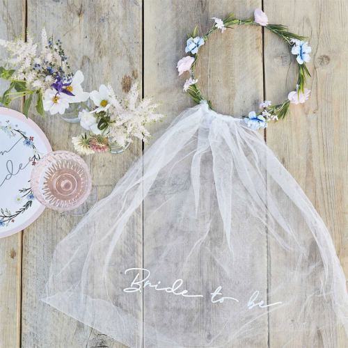 Tiara Bride to be Boho i gruppen Hgtider / Mhippa / Mhippa Teman / Bride to be Boho  hos PARTAJSHOP AB (BOHO-306)