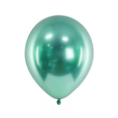Ballonger Grna Glossy 10-pack i gruppen Hgtider / Dop / Dop Ballonger hos PARTAJSHOP AB (CHB1-012B-10)