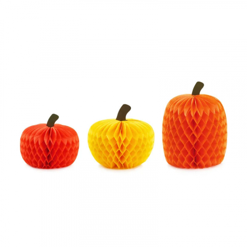 Honeycombs Pumpor 3-pack i gruppen Hgtider / Halloween / Halloweendekoration hos PARTAJSHOP AB (DB12)
