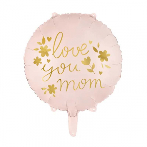 Folieballong Love you mom Rosa i gruppen Festartiklar / Ballonger / Folieballonger hos PARTAJSHOP AB (FB128)