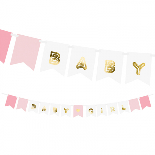 Banner Baby Girl i gruppen Hgtider / Baby shower / It's a GIRL hos PARTAJSHOP AB (GRL60)