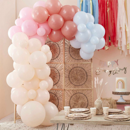 Ballonggirlang Pastel Mix i gruppen Festartiklar / Ballonger / Ballonggirlanger hos PARTAJSHOP AB (HAP-100)