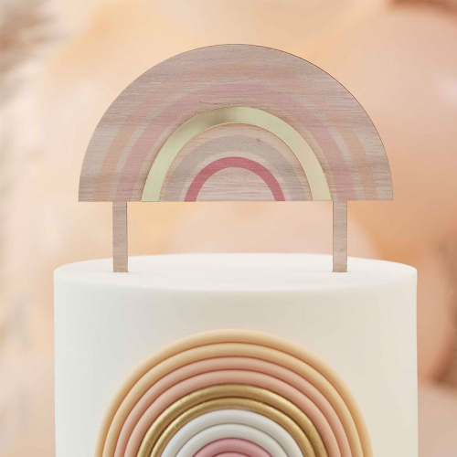 Caketopper Rainbow i gruppen Festartiklar / Festteman / Pastelltema hos PARTAJSHOP AB (HAP-116)