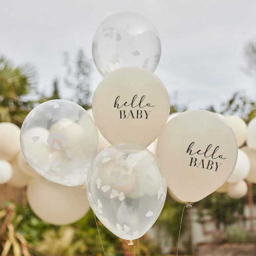 Hello Baby ballonger i gruppen Hgtider / Dop / Dop Ballonger hos PARTAJSHOP AB (HEB-108)