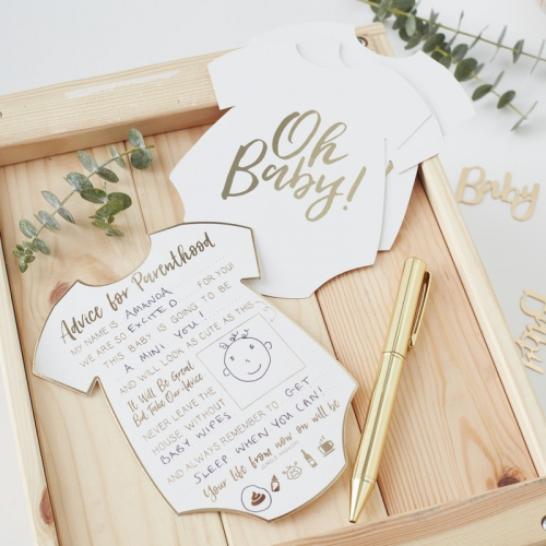 Babyshower Advice card i gruppen Hgtider / Baby shower / Babyshower Tillbehr hos PARTAJSHOP AB (OB-104)