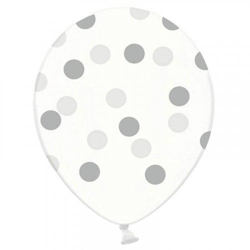 Ballonger Transparent Silver i gruppen Hgtider / Brllop / Brllopsteman / Silver & White hos PARTAJSHOP AB (SB14C-223-099S-6)