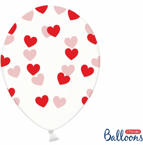 Hjrtballonger Transparent Latex i gruppen Hgtider / Alla hjrtans dag  / Ballonger Alla Hjrtans Dag hos PARTAJSHOP AB (SB14C-228-099R-6)