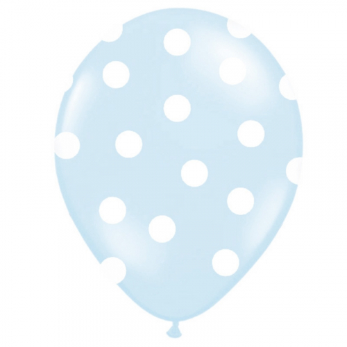 Latexballonger Bl, Prickar i gruppen Hgtider / Baby shower / It's a BOY hos PARTAJSHOP AB (SB14P-223-011W-6)