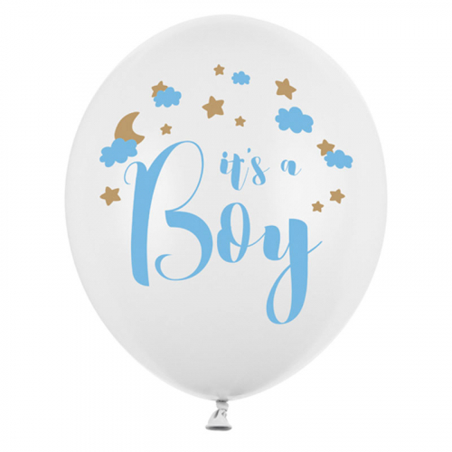 Ballonger It's a Boy 6-pack i gruppen Hgtider / Baby shower / It's a BOY hos PARTAJSHOP AB (SB14P-232-008-6)