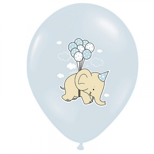 Ballonger Ljusbl Elefant i gruppen Hgtider / Baby shower / It's a BOY hos PARTAJSHOP AB (SB14P-255-000-6)