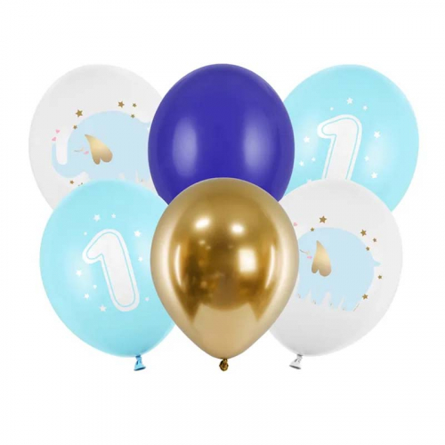 Ballonger 1 r Bl i gruppen Festartiklar / Festteman / Fdelsedagsfest / Bltt hos PARTAJSHOP AB (SB14P-322-001)