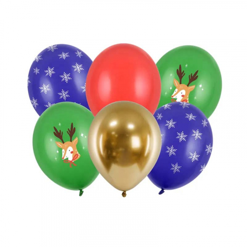 Ballonger Rudolf  i gruppen Hgtider / Jul / Juldekorationer hos PARTAJSHOP AB (SB14P-329-000-6)