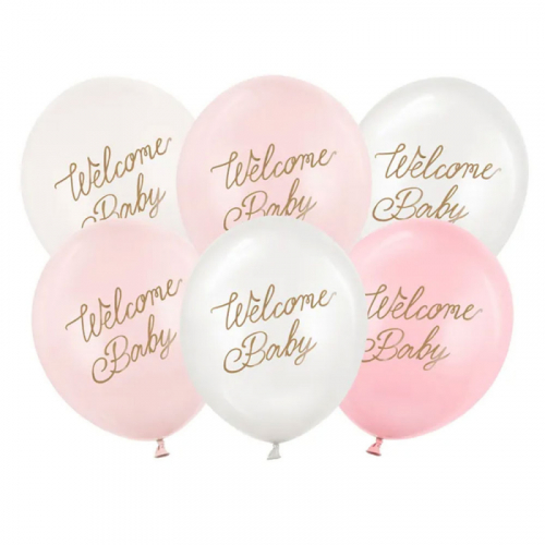 Ballonger Welcome Baby Rosa i gruppen Festartiklar / Ballonger hos PARTAJSHOP AB (SB14P-342-081-6)