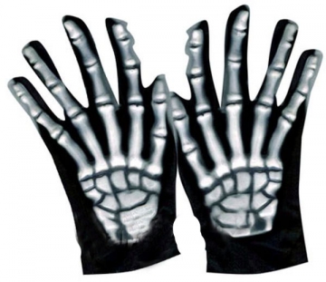 Skeletthandskar i gruppen Maskerad / Maskeradteman / Halloweentema  hos PARTAJSHOP AB (SKELHAND-M533)