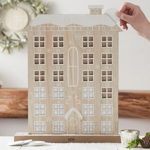 Adventskalender Trhus i gruppen Hgtider / Jul / Julklappar / Till barn hos PARTAJSHOP AB (SNOW-288)