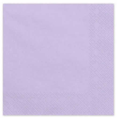 Servetter lila 20-pack i gruppen Festartiklar / Dukning / Engångsartiklar hos PARTAJSHOP AB (SP33-109-002)
