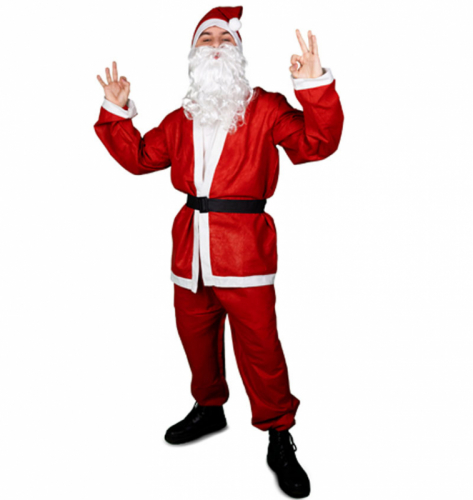 Tomtedräkt budget 170-190 cm i gruppen Högtider / Jul / Tomtedräkter hos PARTAJSHOP AB (STRD12-170)