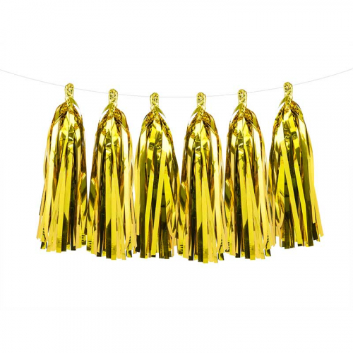 Girlang Tassels Guld i gruppen Festartiklar / Festteman / Fdelsedagsfest / Guld hos PARTAJSHOP AB (TG1-019M)