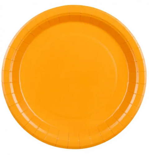 Tallrikar orange 6-pack i gruppen Festartiklar / Dukning / Engångsartiklar hos PARTAJSHOP AB (TPP102-005Ja)