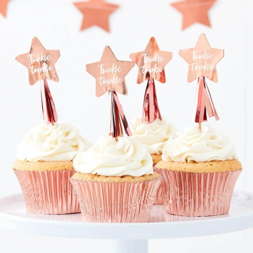 Cupcake toppers Twinkle Twinkle i gruppen Hgtider / Baby shower / Twinkle Twinkle  hos PARTAJSHOP AB (TW-829)