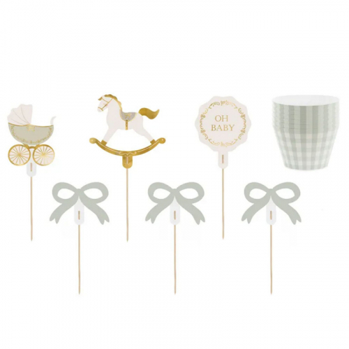 Muffins-kit Babyshower i gruppen Festartiklar / Dukning hos PARTAJSHOP AB (ZFM4)