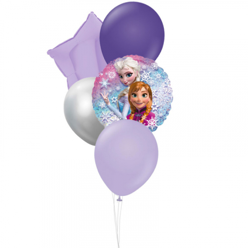 Uppblst Ballongbukett Frost i gruppen Festartiklar / Ballonger / Uppblsta Heliumballonger  hos PARTAJSHOP AB (ballongbukett_025)