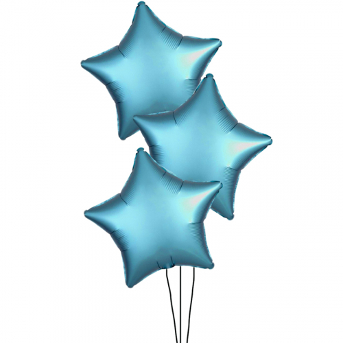 Ballongbukett helium 3 ballonger i gruppen Festartiklar / Ballonger / Uppblsta Heliumballonger  hos PARTAJSHOP AB (ballongbukett_3folie)