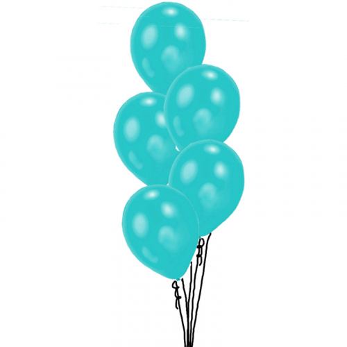 Ballongbukett helium 5 ballonger  i gruppen Festartiklar / Ballonger / Uppblsta Heliumballonger  hos PARTAJSHOP AB (ballongbukett_5latex)