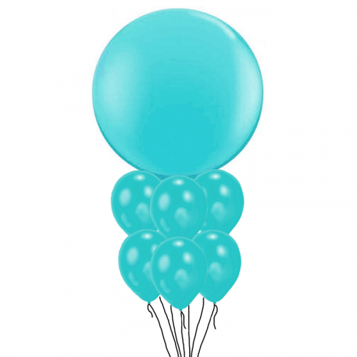 Ballongbukett helium Lyx i gruppen Festartiklar / Ballonger / Uppblsta Heliumballonger  hos PARTAJSHOP AB (ballongbukett_80_28)
