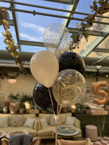 Ballongbukett Lyx  i gruppen Festartiklar / Ballonger / Uppblsta Heliumballonger  hos PARTAJSHOP AB (blng-003)