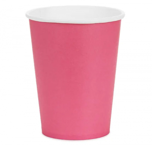 Muggar mörkrosa 6-pack i gruppen Festartiklar / Festteman / Födelsedagsfest / Rosa hos PARTAJSHOP AB (kpp90-006)