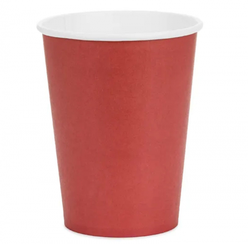 Muggar mörkröd 6-pack i gruppen Festartiklar / Dukning / Engångsartiklar hos PARTAJSHOP AB (kpp90-007c)