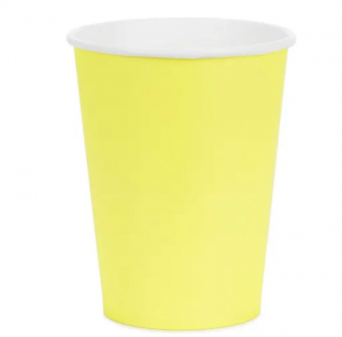 Muggar gul 6-pack i gruppen Festartiklar / Dukning / Engångsartiklar hos PARTAJSHOP AB (kpp90-084)
