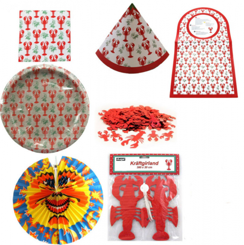 Krftskiva paket 6 personer i gruppen Hgtider / Krftskiva / Dekoration Krftskiva hos PARTAJSHOP AB (ksp-111)