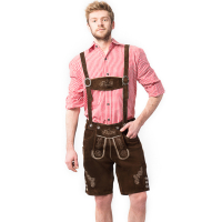 Lederhosen kta lder Mrkbrun 