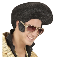Elvis peruk svart 