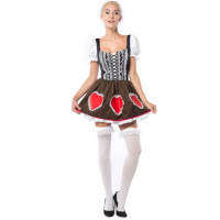 Tyrolerklnning Heidi Heart i gruppen Hgtider / Oktoberfest / Oktoberfest klder / Tyrolerklnning hos PARTAJSHOP AB (0379026-r)