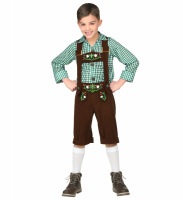 Lederhosen och Skjorta  Barn i gruppen Hgtider / Oktoberfest / Oktoberfest klder / Lederhosen hos PARTAJSHOP AB (06945-r)