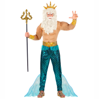 Poseidon Maskeraddrkt i gruppen Hgtider / Halloween / Halloweendrkter / Filmkaraktrer hos PARTAJSHOP AB (08751-r)