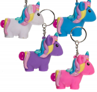 Squeeze unicorn nyckelring