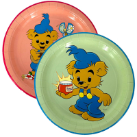 Tallrikar Bamse 8-pack