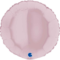 Folieballong Rund pastellrosa 