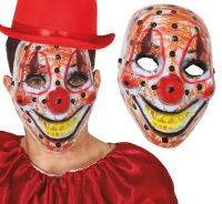Läskig clownmask 