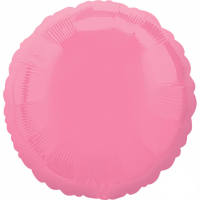 Folieballong Rund Rosa 