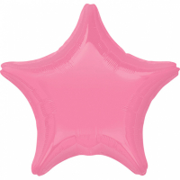 Folieballong Stjärna Rosa 