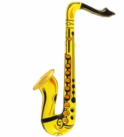 Saxofon guldfärgad
