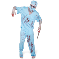 Kirurg Zombie Maskeraddräkt